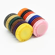 বহু রঙের চৌম্বকীয় কোট বোতাম অদৃশ্য লুকানো সেলাই স্ন্যাপস জন্য পর্দা ধোয়া নাইলন 3